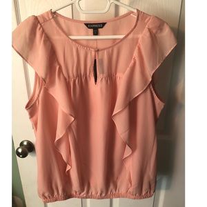 Express blush blouse -NWT -size L